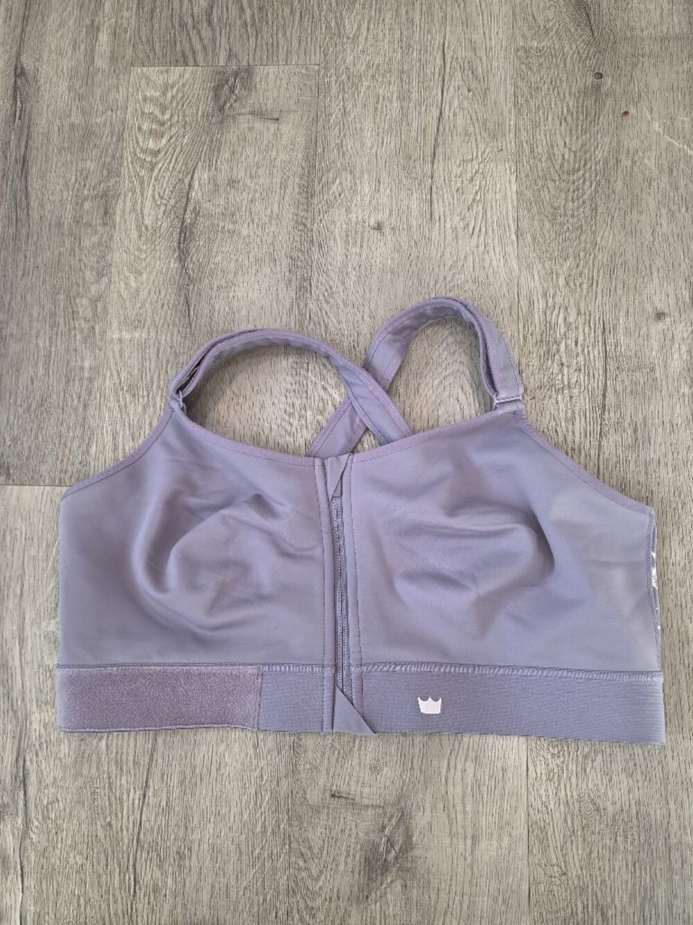 Shefit Ultimate Sports Bra Lilac Adjustable Front Zip High Impact Support XXL